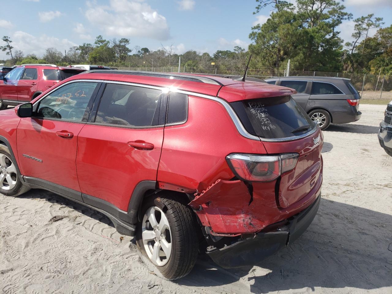 Photo 9 from auction – 2019 JEEP COMPASS LA with VIN 3C4NJCBB1KT851779