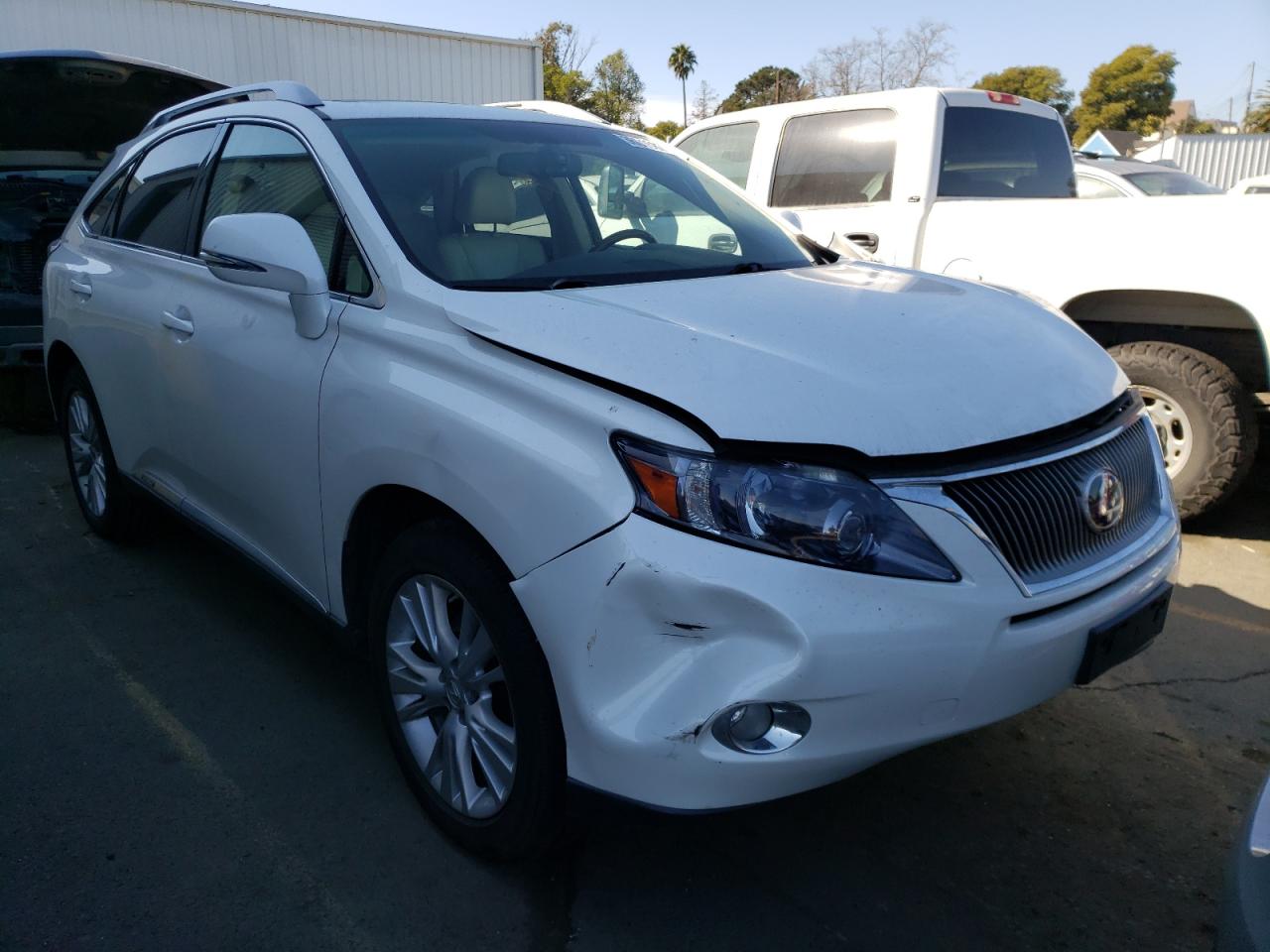 LEXUS RX 450 2010 with VIN JTJBC1BA7A2401110 - Photo from auction