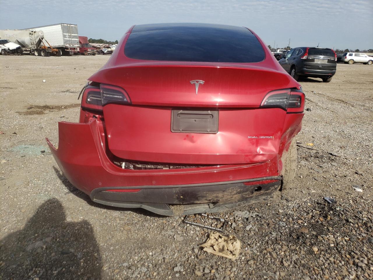 Photo 9 from auction – 2020 TESLA MODEL Y with VIN 5YJYGDEE6LF044004
