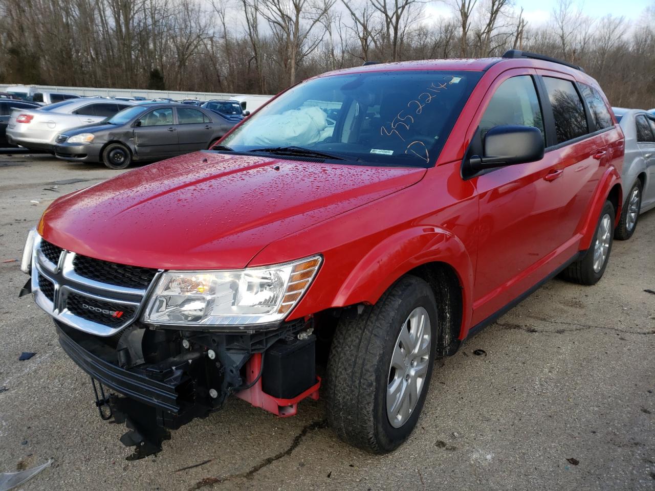 Photo 2 from auction – 2019 DODGE JOURNEY SE with VIN 3C4PDCAB2KT858256