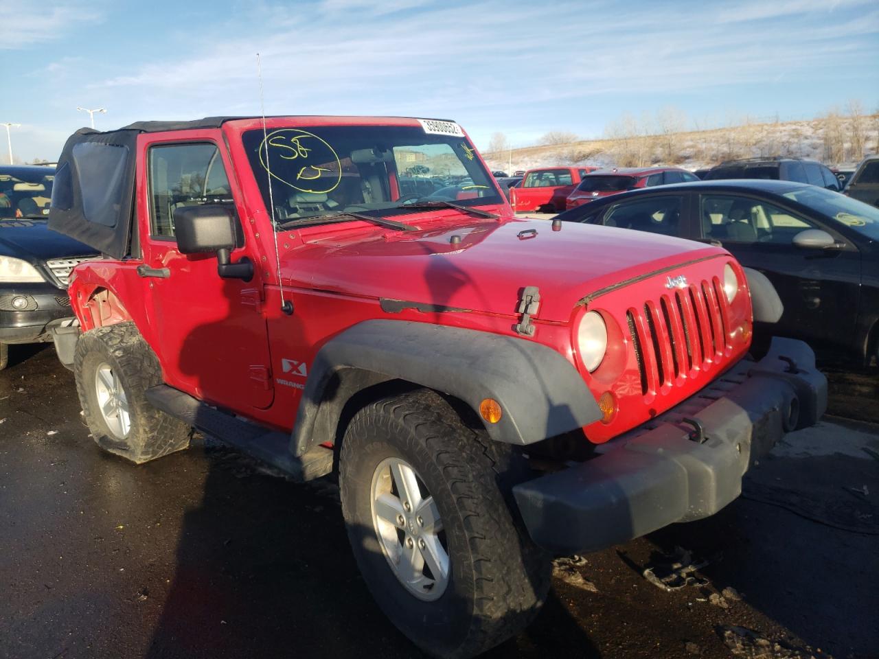 JEEP WRANGLER X 2007 with VIN 1J4FA24167L118949 - Photo from auction
