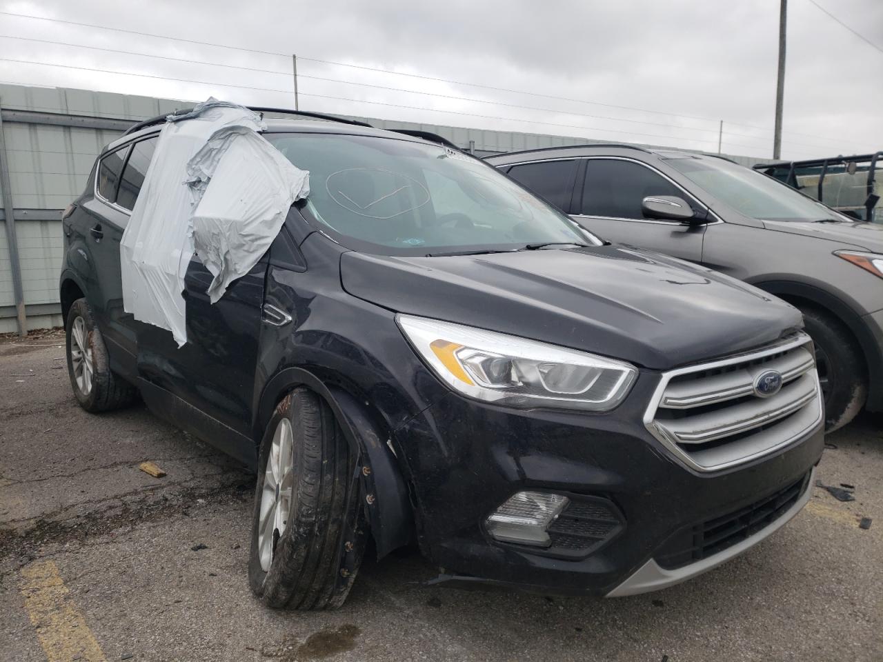 FORD ESCAPE SEL 2018 with VIN 1FMCU9HD5JUA98560 - Photo from auction