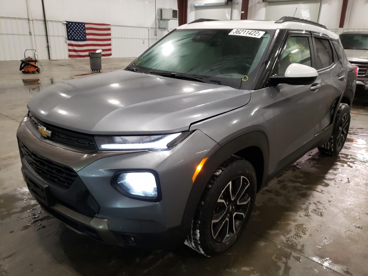 Photo 2 from auction – 2021 CHEVROLET TRAILBLAZE with VIN KL79MSSL5MB015213