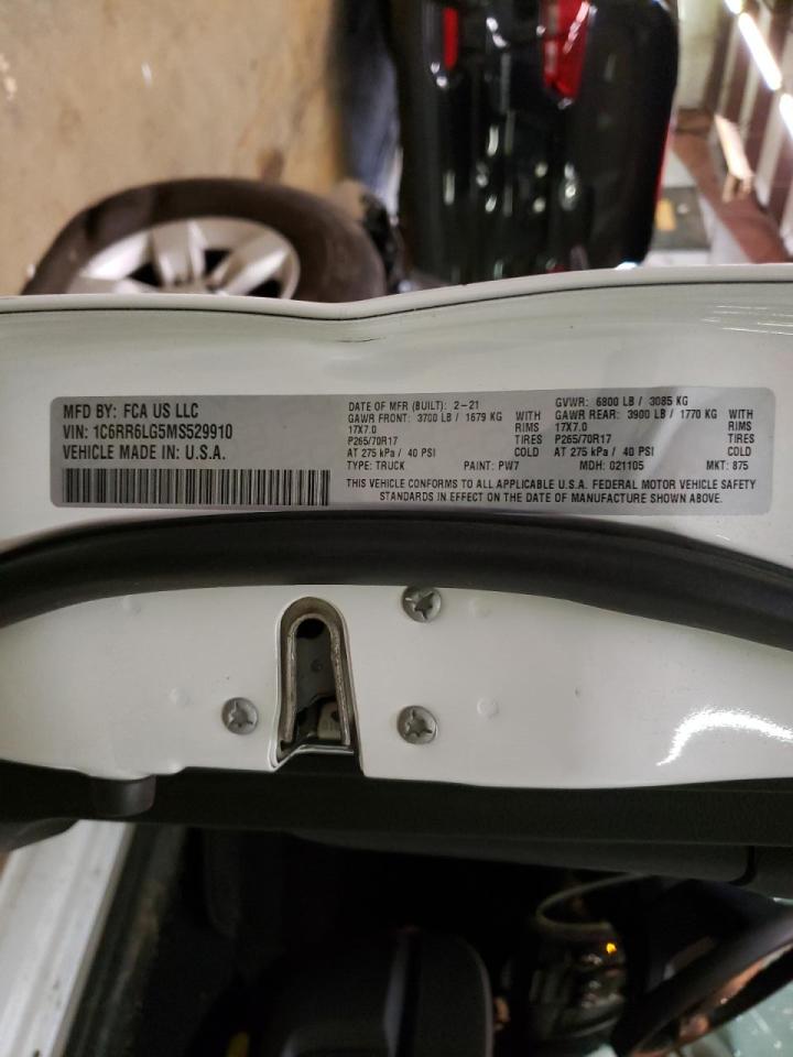 Photo 10 from auction – 2021 RAM 1500 CLASS with VIN 1C6RR6LG5MS529910