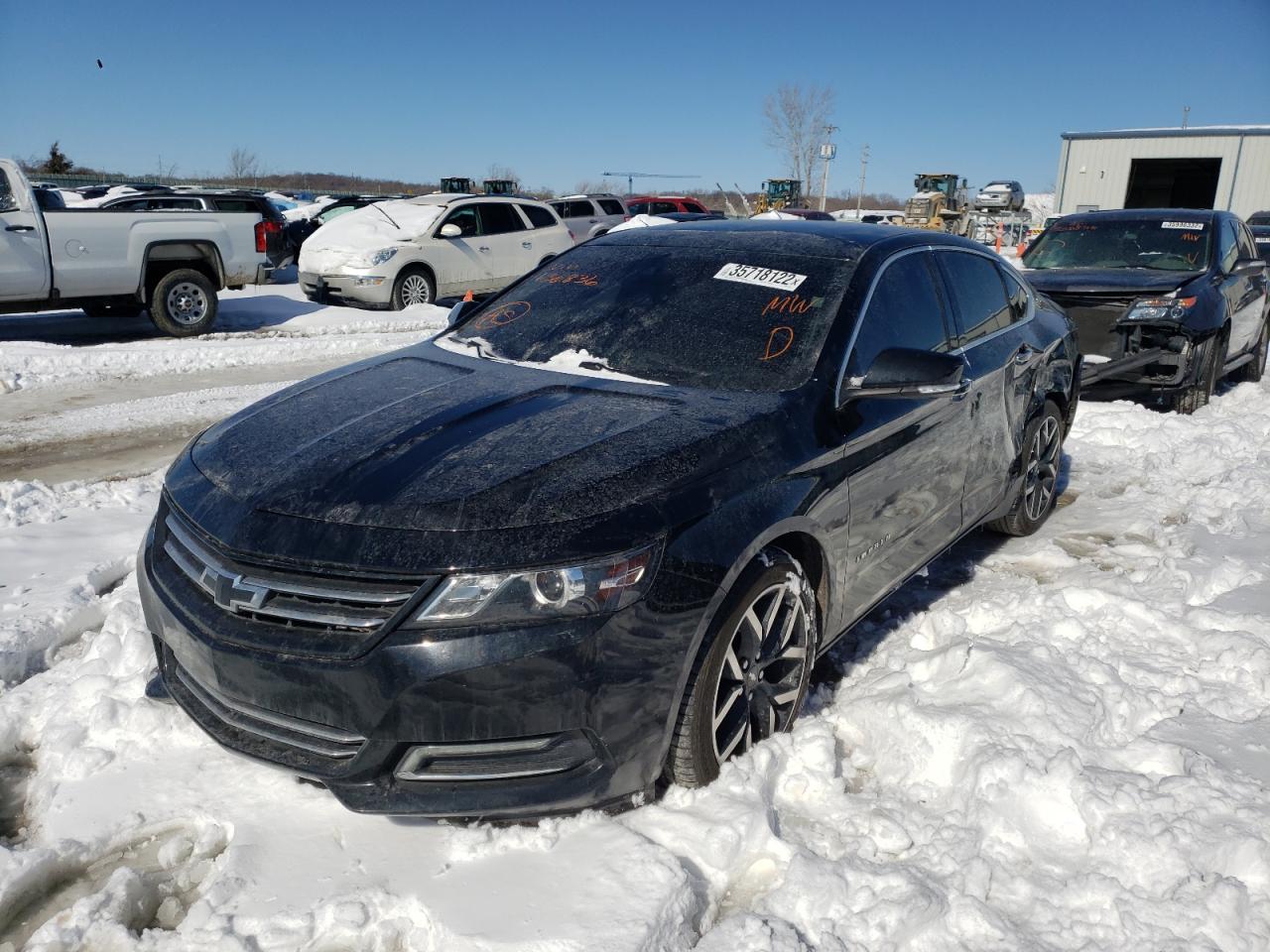 Photo 2 from auction – 2017 CHEVROLET IMPALA PRE with VIN 2G1145S35H9136826