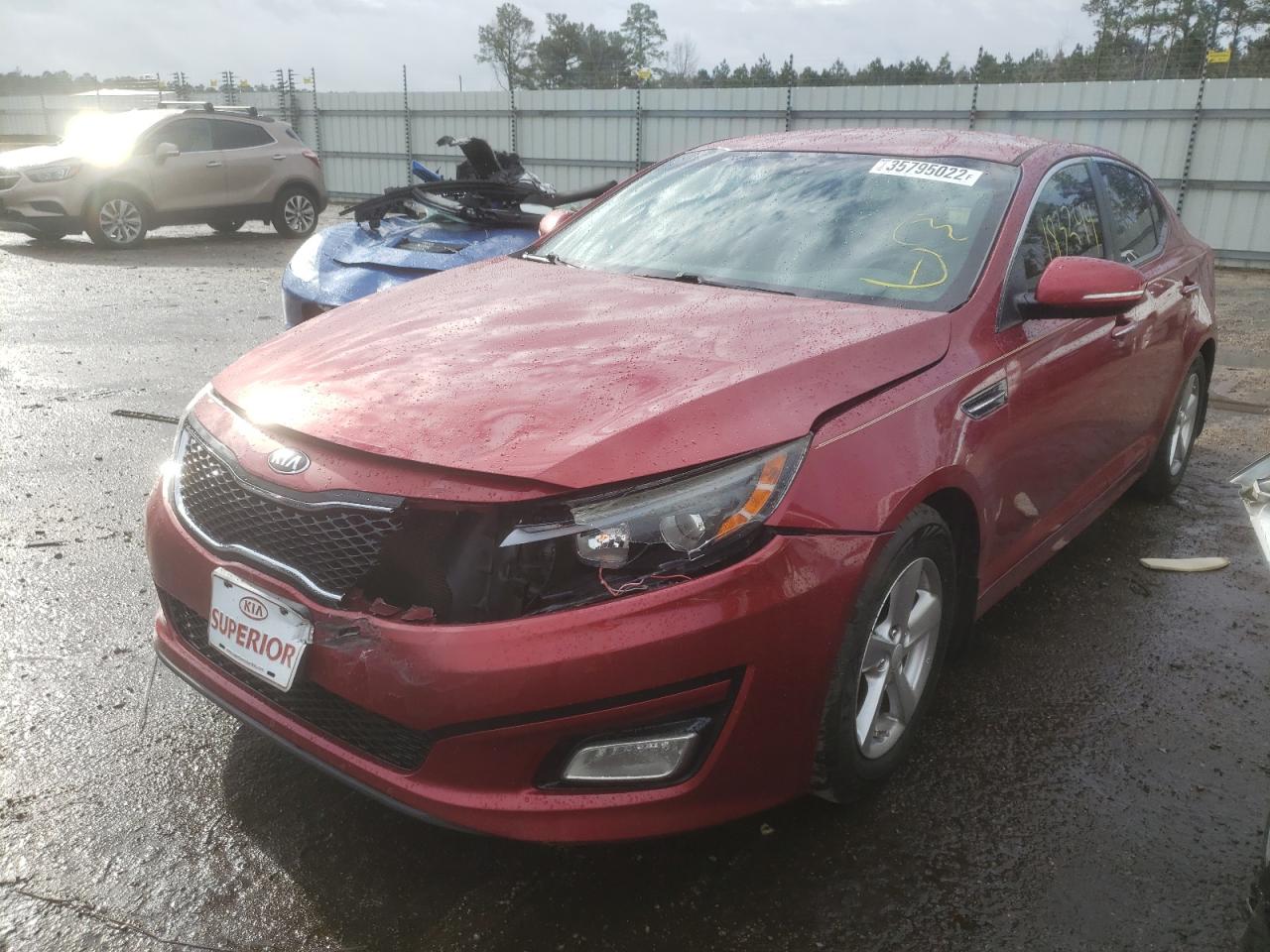 Photo 2 from auction – 2015 KIA OPTIMA LX with VIN 5XXGM4A7XFG500129