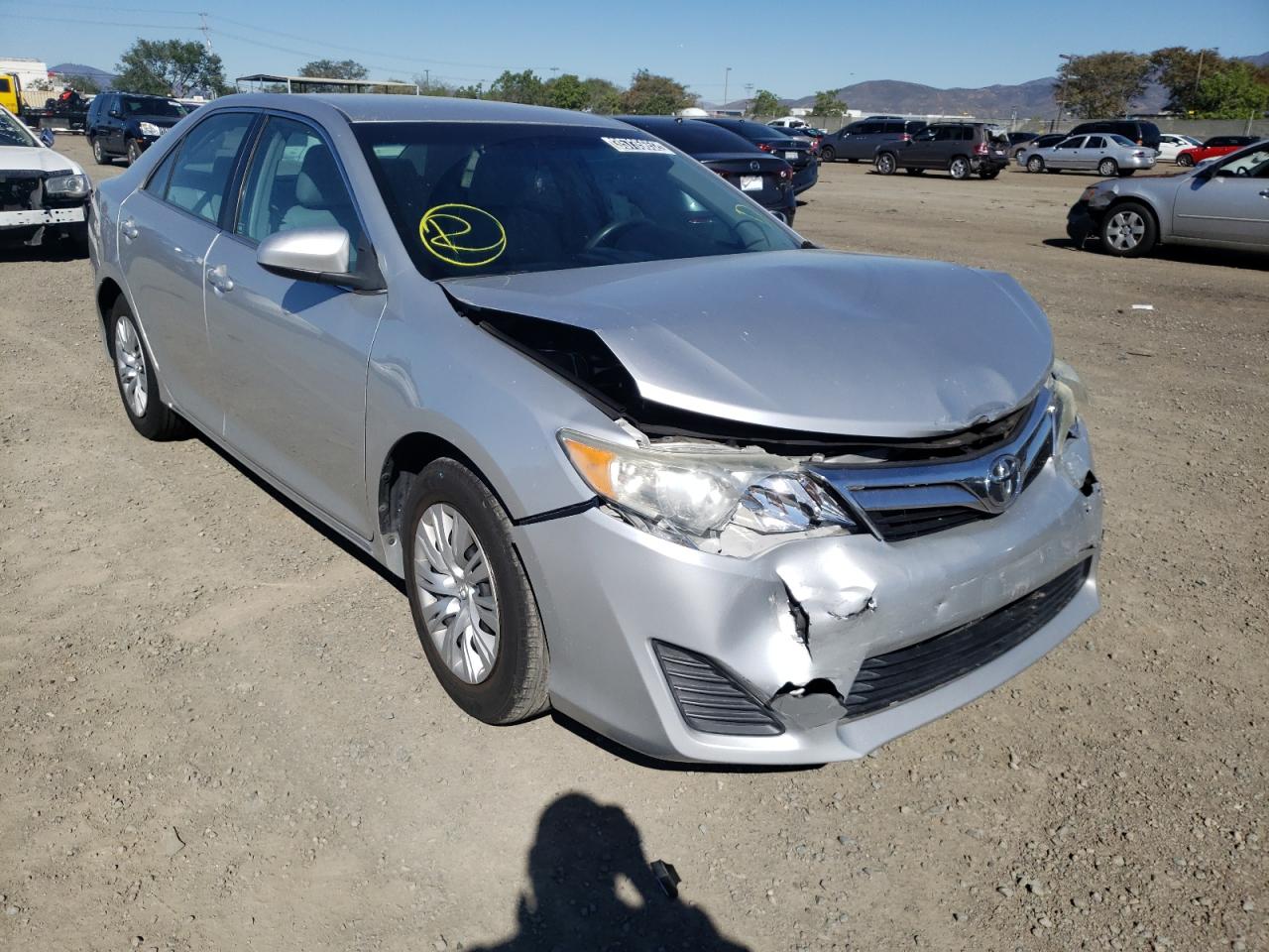 TOYOTA CAMRY L 2013 with VIN 4T4BF1FK0DR276684 - Photo from auction