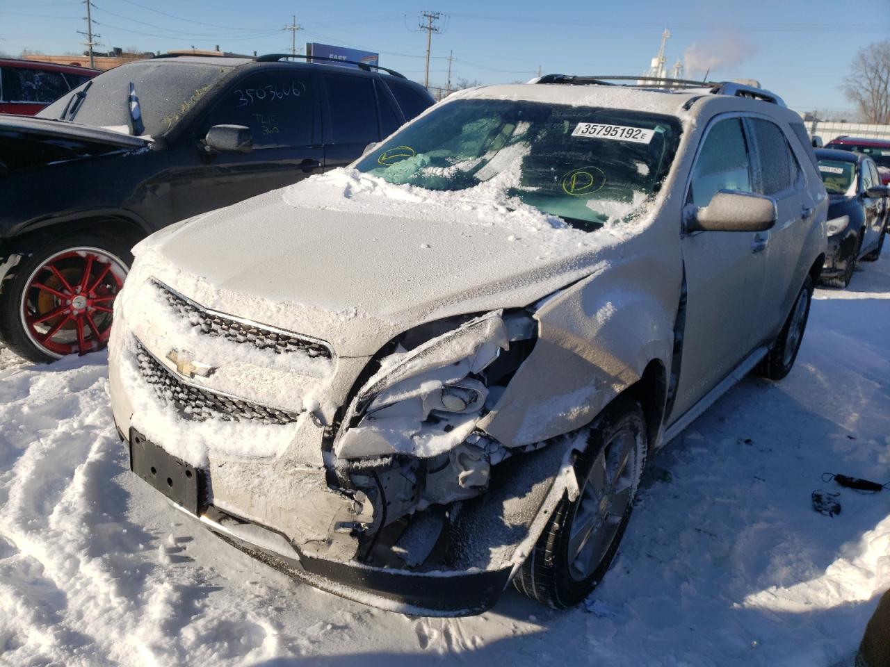 Photo 2 from auction – 2013 CHEVROLET EQUINOX LT with VIN 1GNALFEK7DZ126745