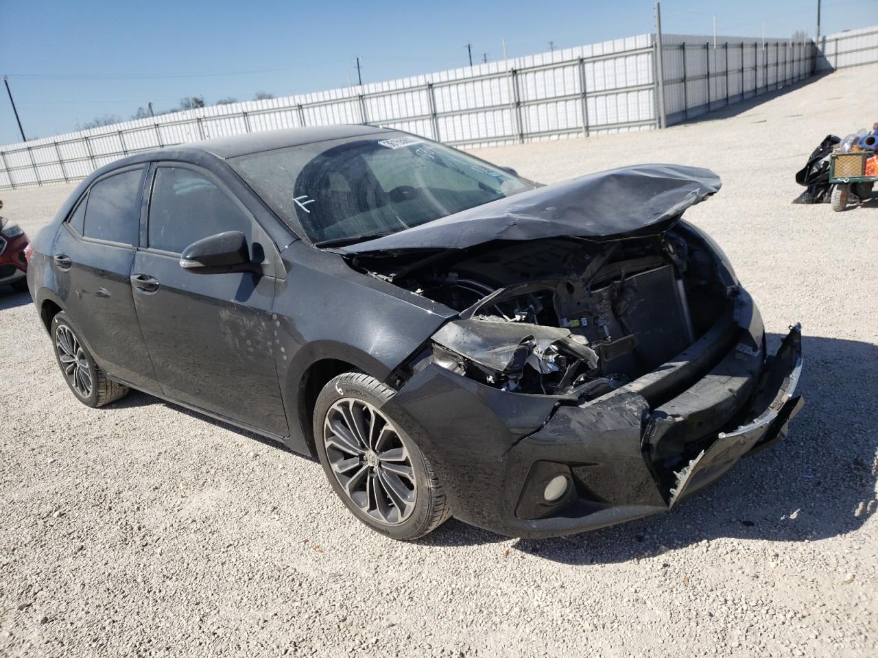 TOYOTA COROLLA L 2016 with VIN 5YFBURHE0GP498511 - Photo from auction