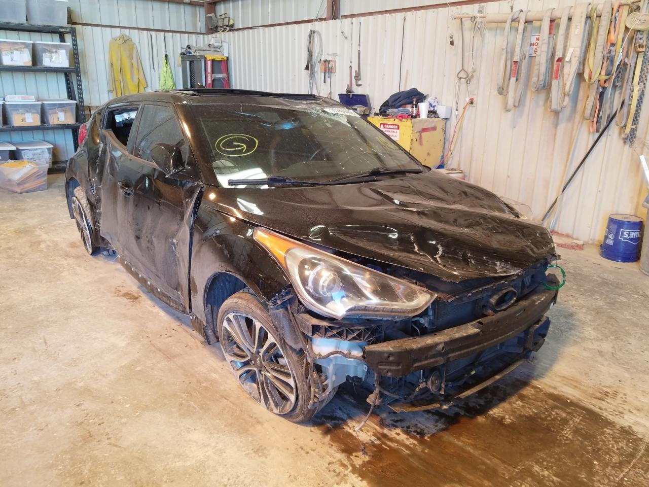 Photo 1 from auction – 2017 HYUNDAI VELOSTER T with VIN KMHTC6AE1HU314743