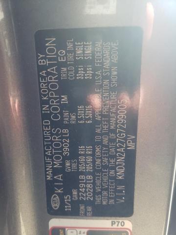Photo 10 from auction – 2016 KIA SOUL with VIN KNDJN2A27G7299005