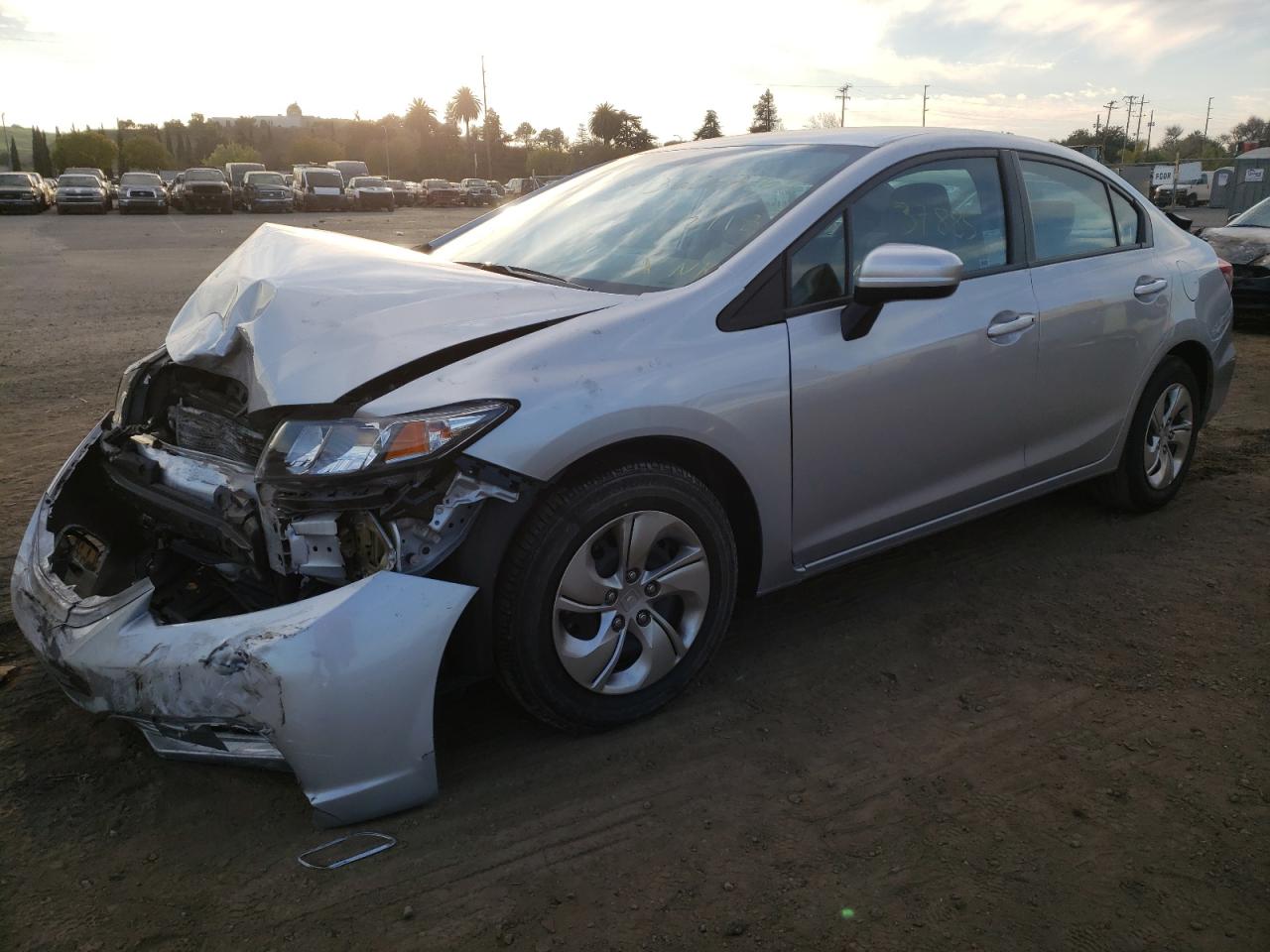 Photo 2 from auction – 2015 HONDA CIVIC LX with VIN 2HGFB2F54FH531162
