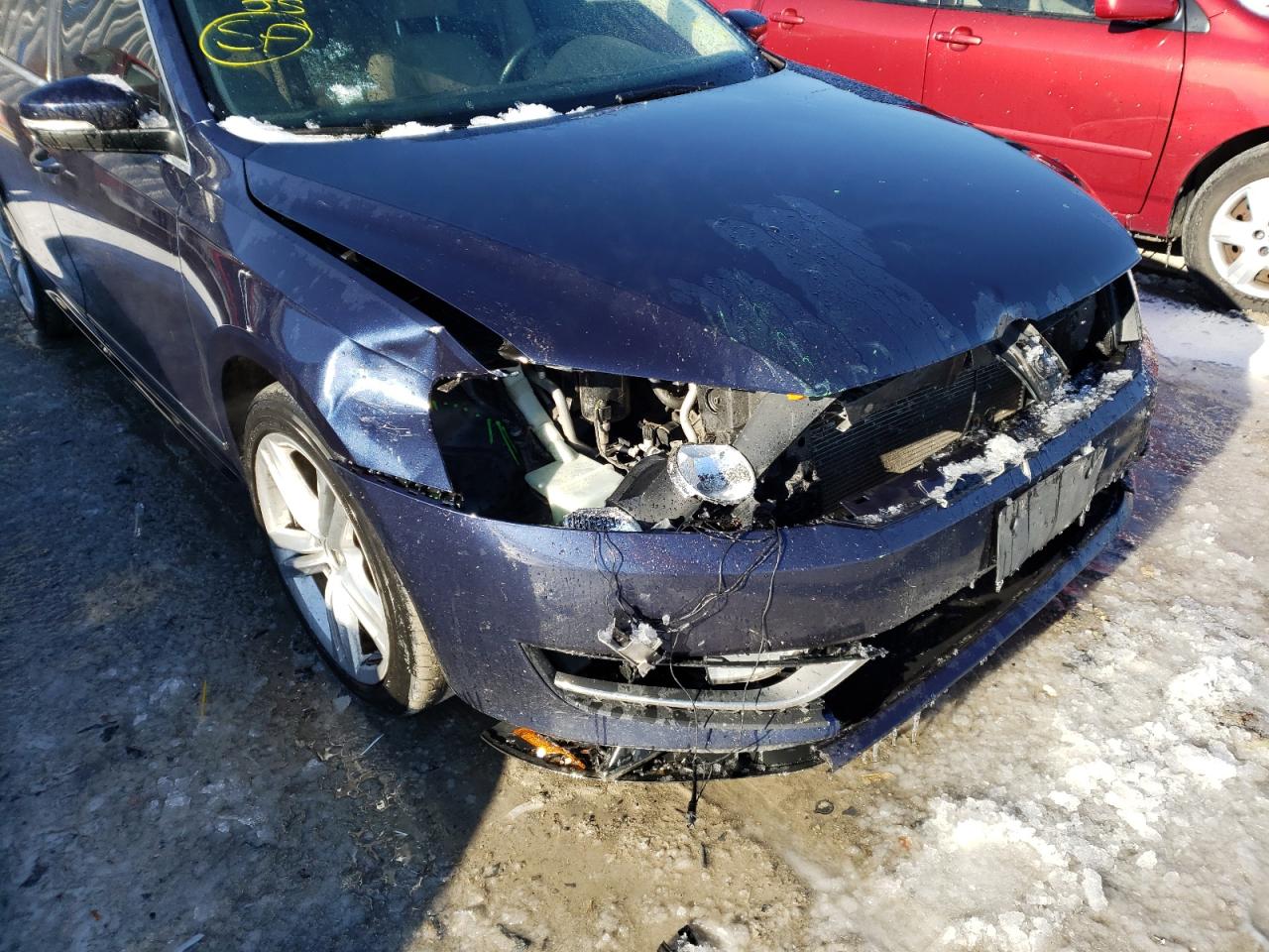 Photo 9 from auction – 2012 VOLKSWAGEN PASSAT SEL with VIN 1VWCN7A35CC107481