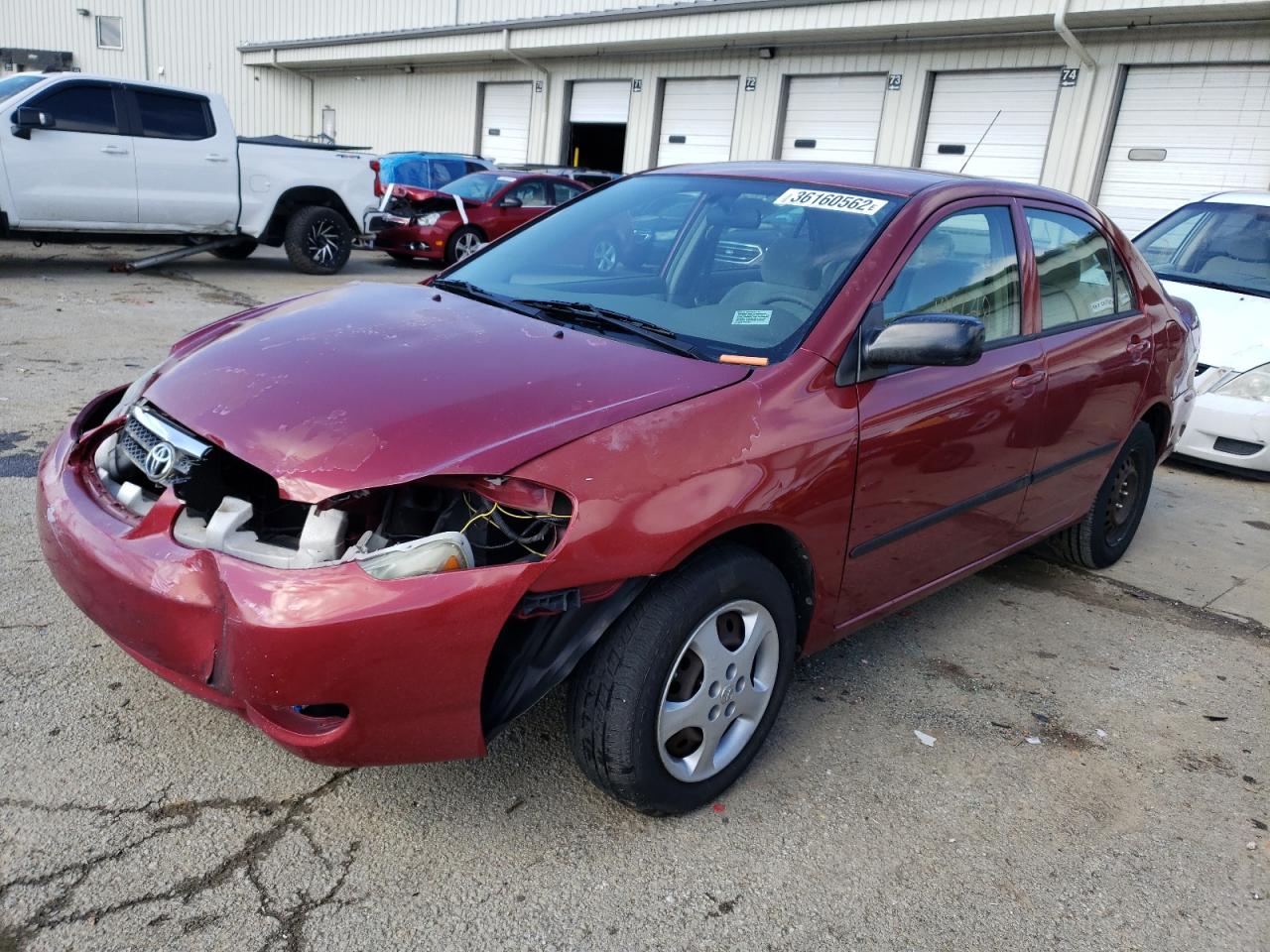 Photo 2 from auction – 2005 TOYOTA COROLLA CE with VIN 2T1BR32E35C342757