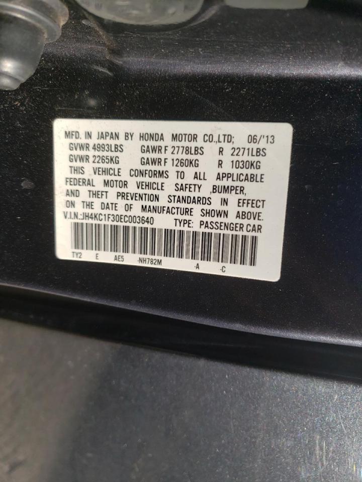 Photo 10 from auction – 2014 ACURA RLX with VIN JH4KC1F30EC003640