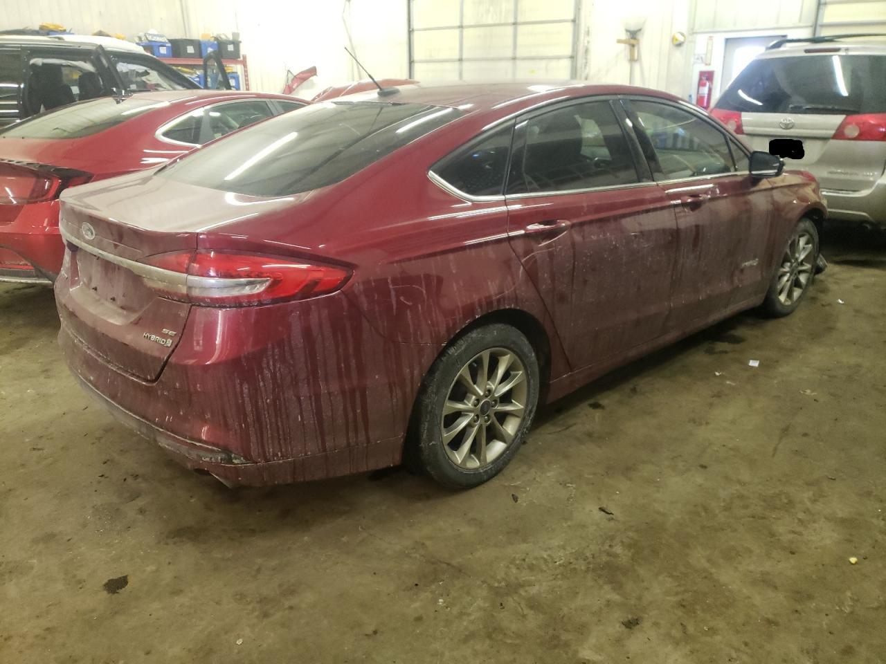 Photo 4 from auction – 2017 FORD FUSION SE with VIN 3FA6P0LU3HR312707