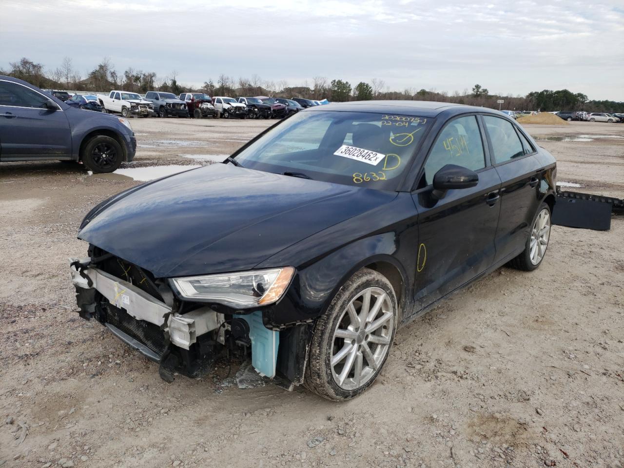 Photo 2 from auction – 2016 AUDI A3 PREMIUM with VIN WAUA7GFF0G1098632