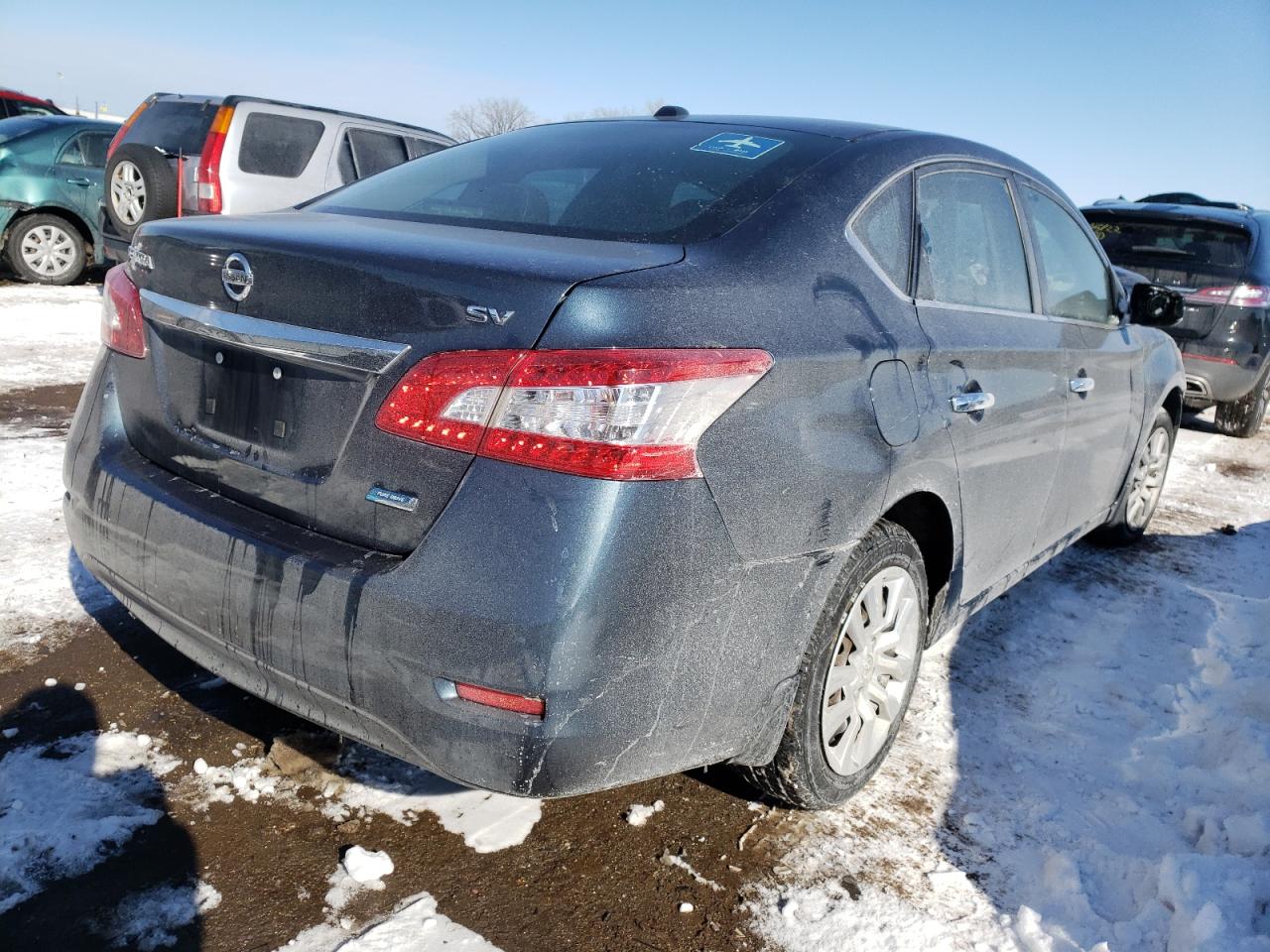 Photo 4 from auction – 2014 NISSAN SENTRA S with VIN 1N4AB7AP1EN850156