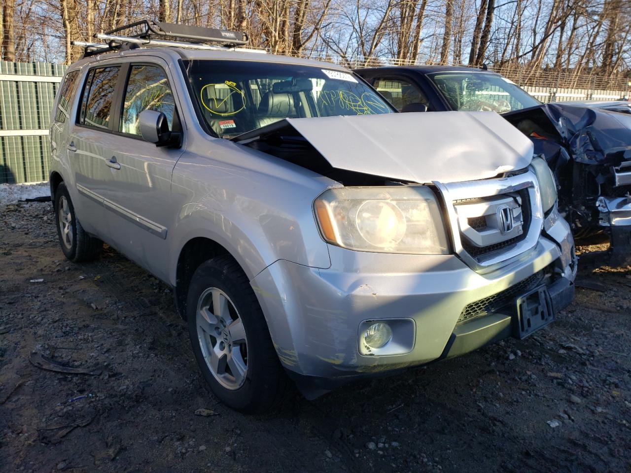 HONDA PILOT EXL 2011 with VIN 5FNYF4H58BB053364 - Photo from auction