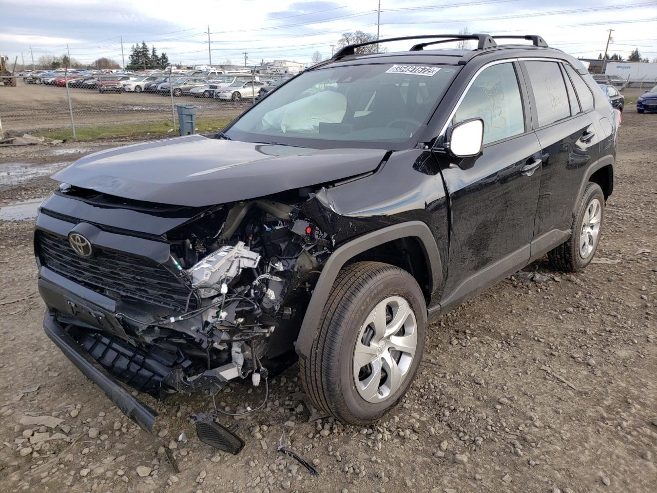 Photo 2 from auction – 2021 TOYOTA RAV4 LE with VIN 2T3G1RFV6MC244452