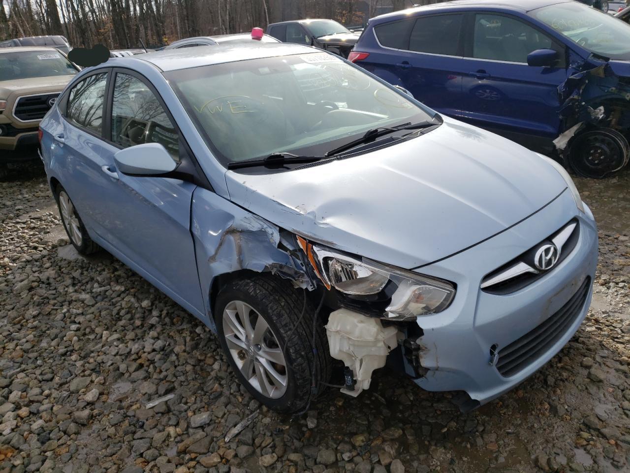 HYUNDAI ACCENT GLS 2012 with VIN KMHCU4AE7CU115755 - Photo from auction