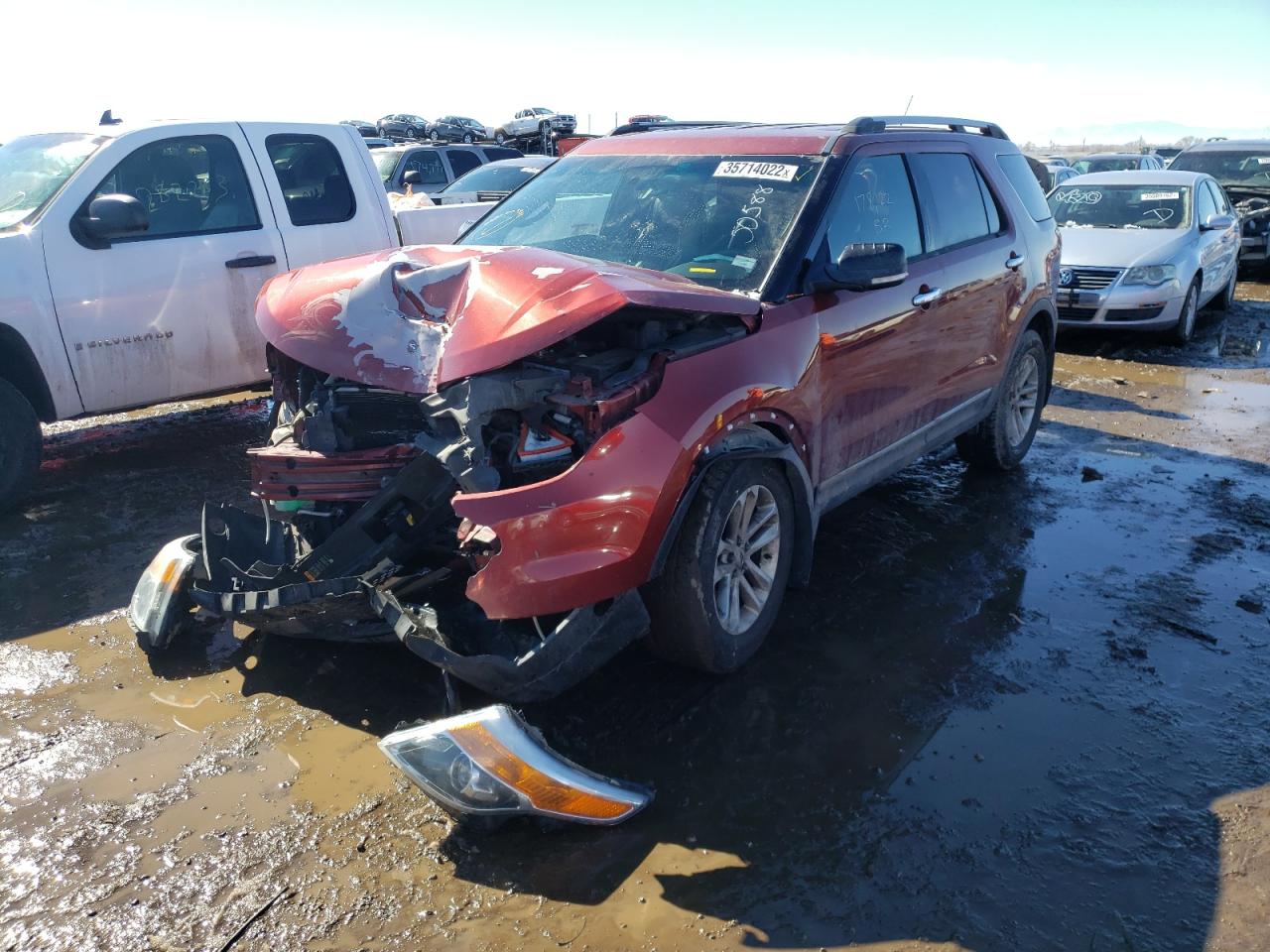 Photo 2 from auction – 2014 FORD EXPLORER X with VIN 1FM5K8D83EGB39094