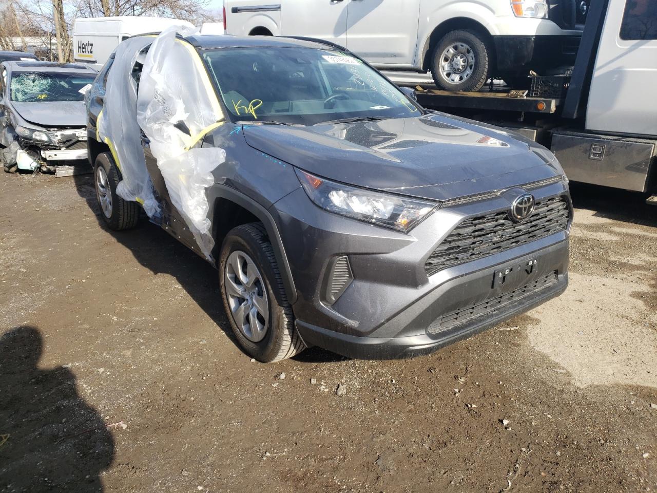 TOYOTA RAV4 LE 2021 with VIN 2T3G1RFV9MC183324 - Photo from auction