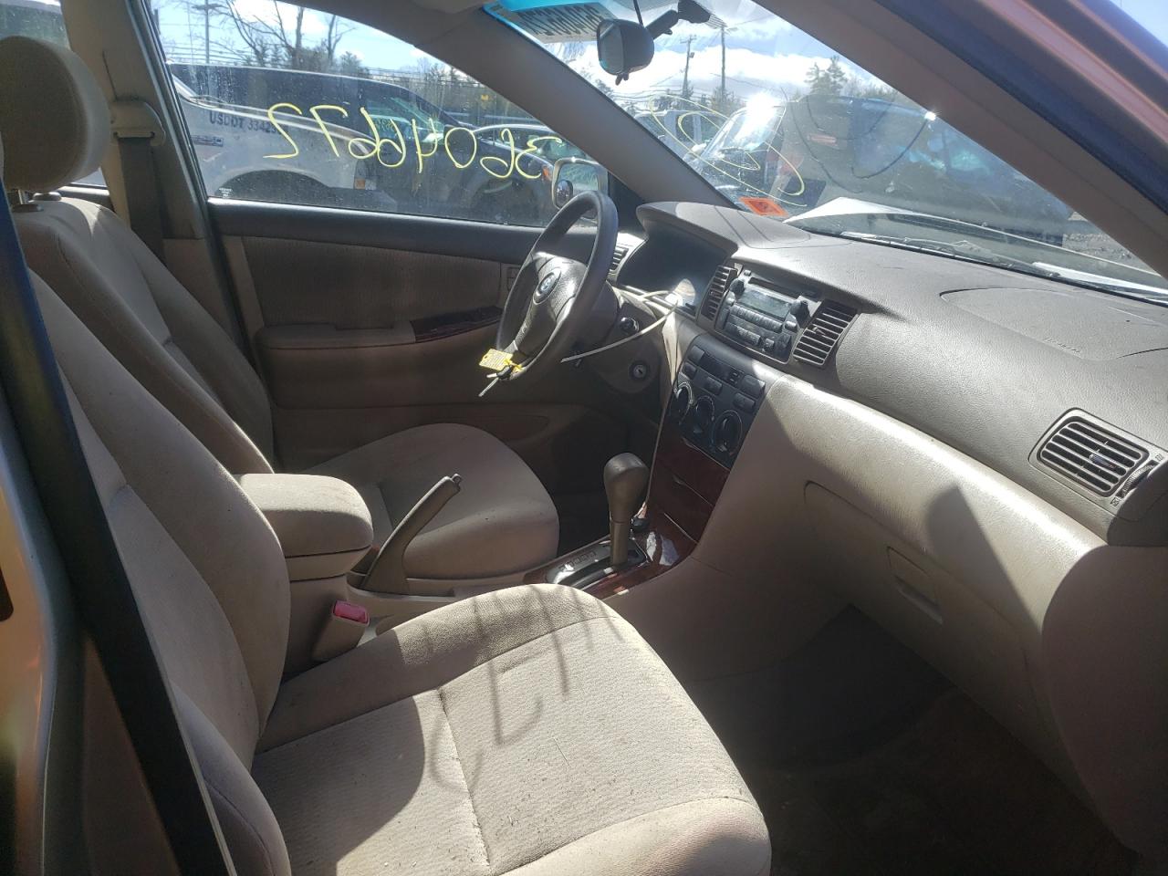 Photo 5 from auction – 2006 TOYOTA COROLLA CE with VIN 1NXBR32E16Z717917