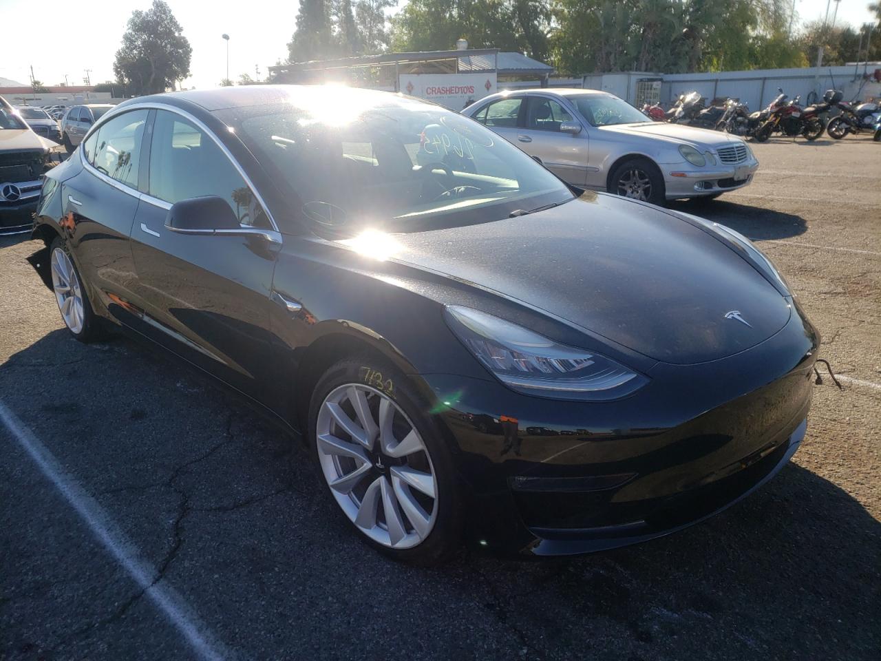 TESLA MODEL 3 2018 with VIN 5YJ3E1EA0JF169878 - Photo from auction