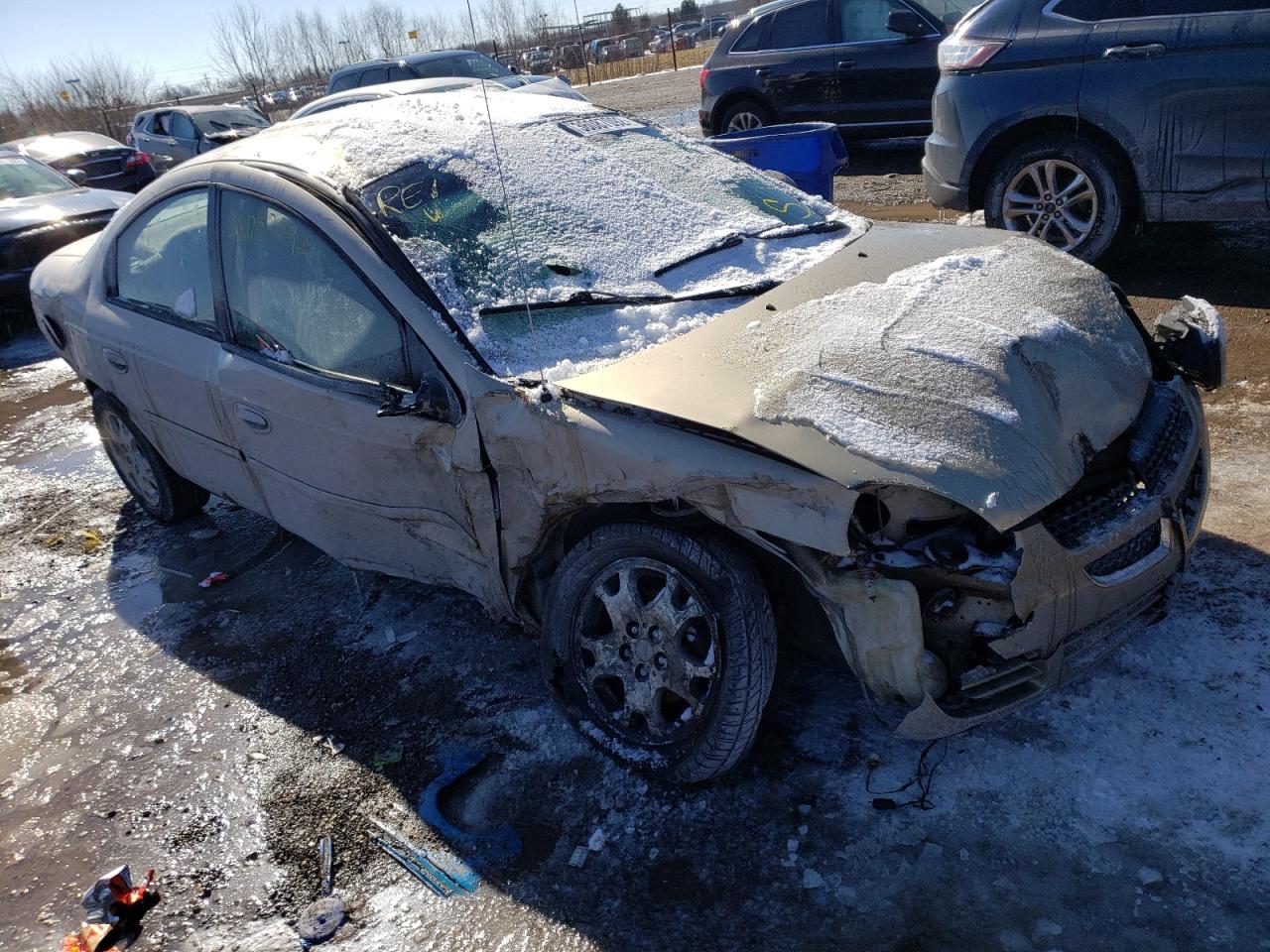 DODGE NEON SXT 2003 with VIN 1B3ES56C23D184791 - Photo from auction