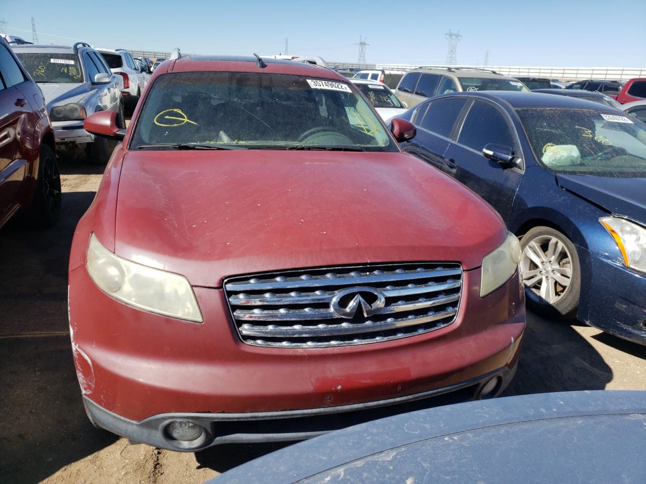 Photo 9 from auction – 2004 INFINITI FX35 with VIN JNRAS08U04X105723