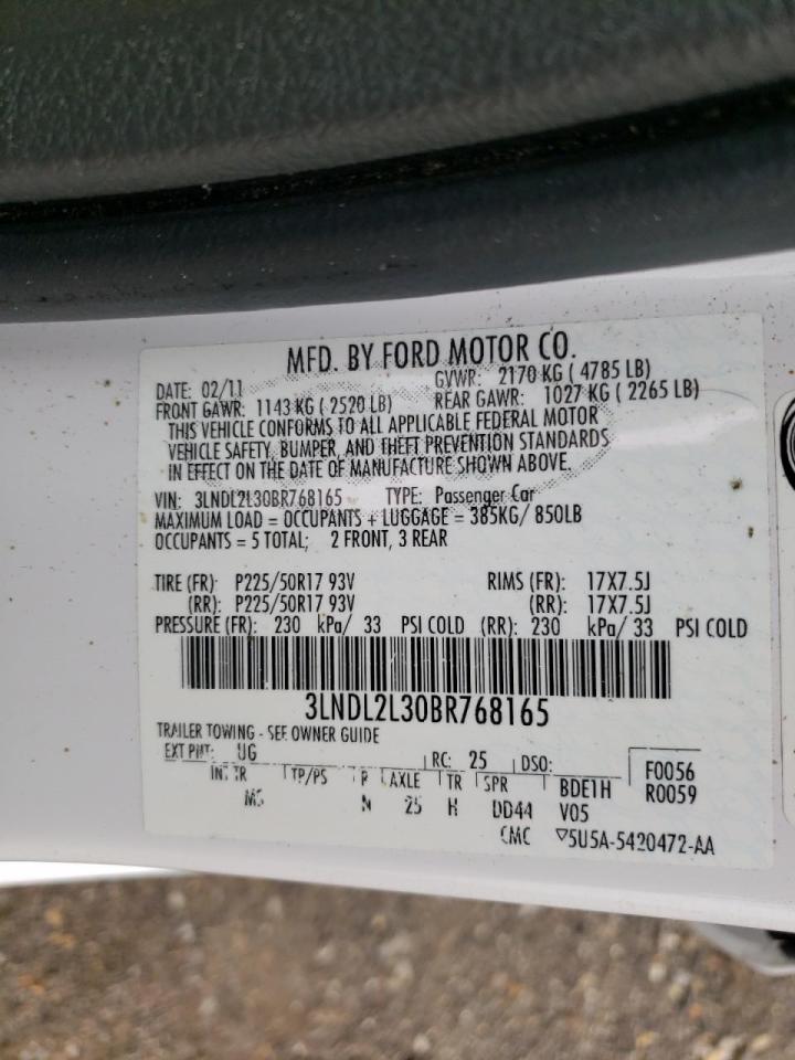 Photo 10 from auction – 2011 LINCOLN MKZ HYBRID with VIN 3LNDL2L30BR768165