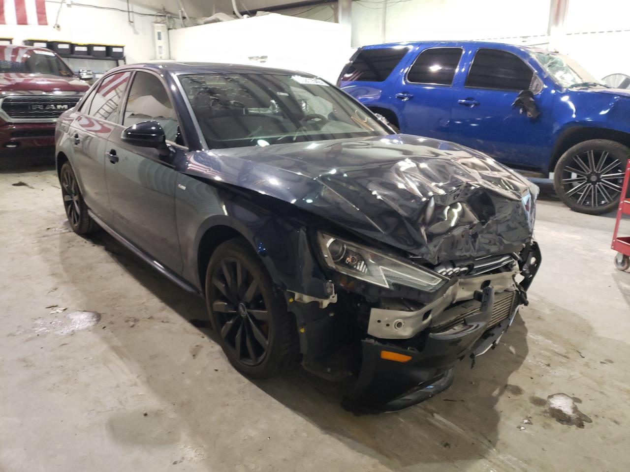 AUDI A4 PREMIUM 2018 with VIN WAUKMAF4XJA124735 - Photo from auction