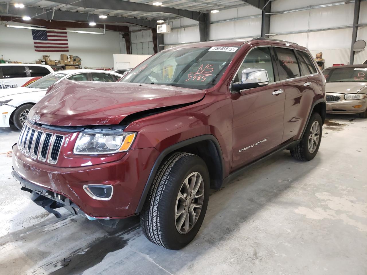Photo 2 from auction – 2016 JEEP GRAND CHER with VIN 1C4RJFBG1GC415385