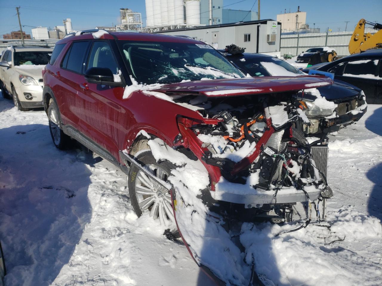 FORD EXPLORER L 2021 with VIN 1FM5K8FW4MNA12151 - Photo from auction