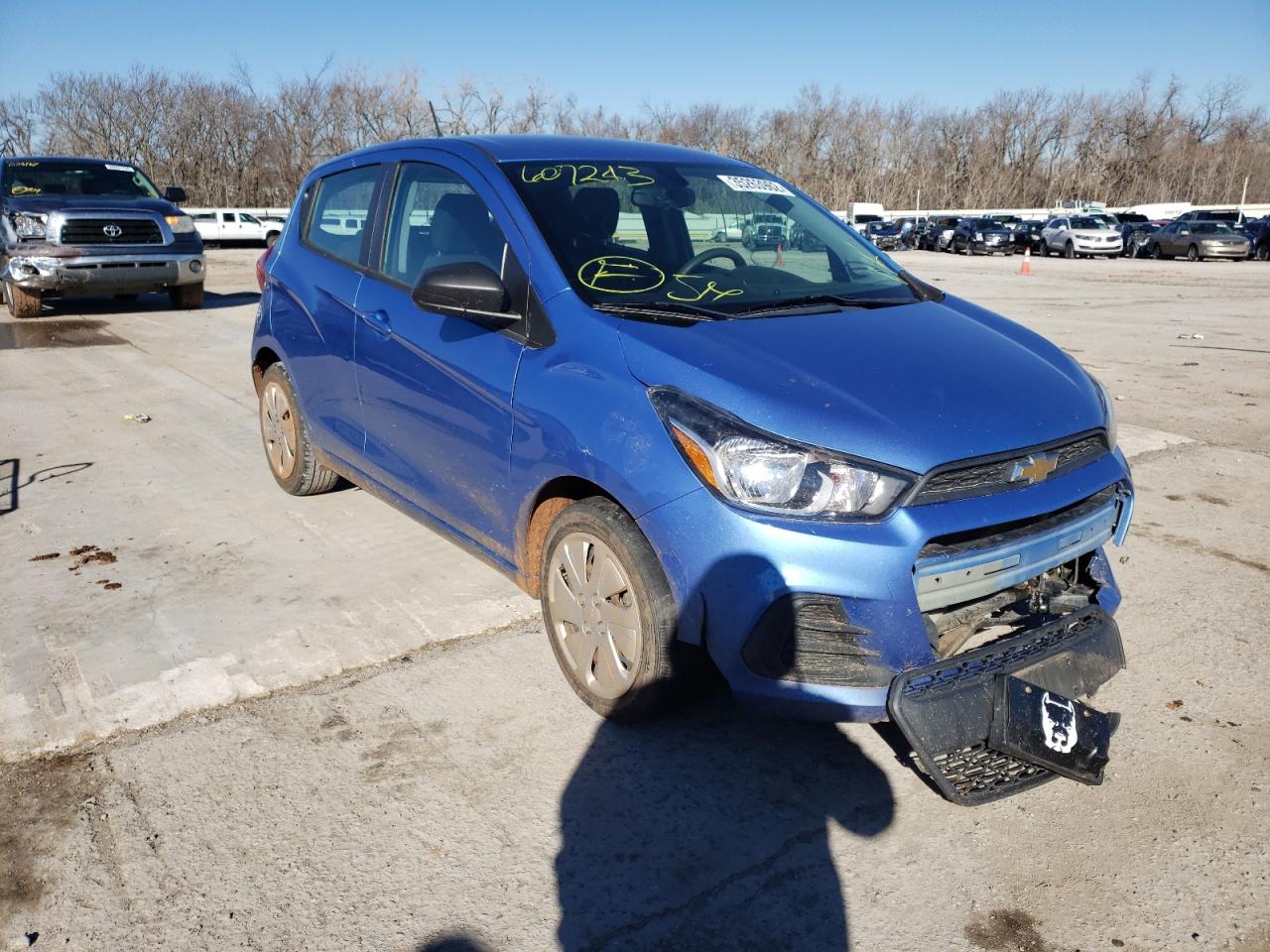 CHEVROLET SPARK LS 2016 with VIN KL8CB6SA0GC607243 - Photo from auction