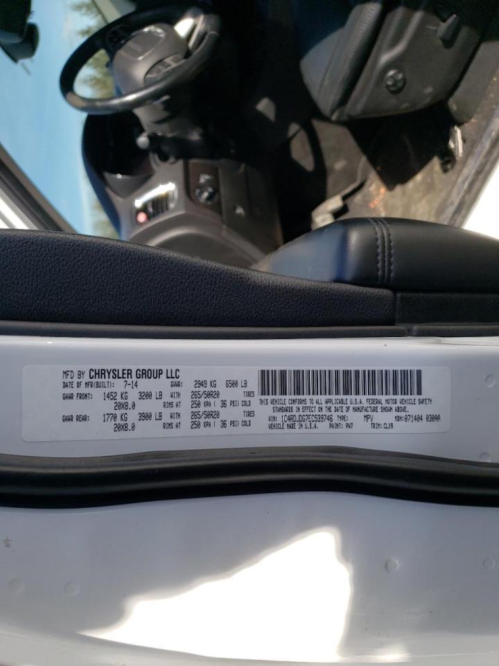 Photo 10 from auction – 2014 DODGE DURANGO LI with VIN 1C4RDJDG7EC539746