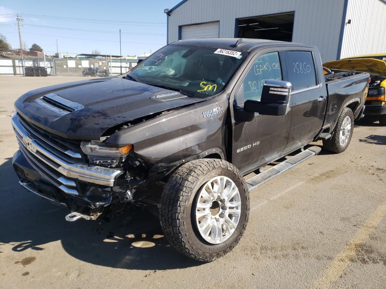 Photo 2 from auction – 2021 CHEVROLET SILVERADO with VIN 1GC4YREY3MF216361