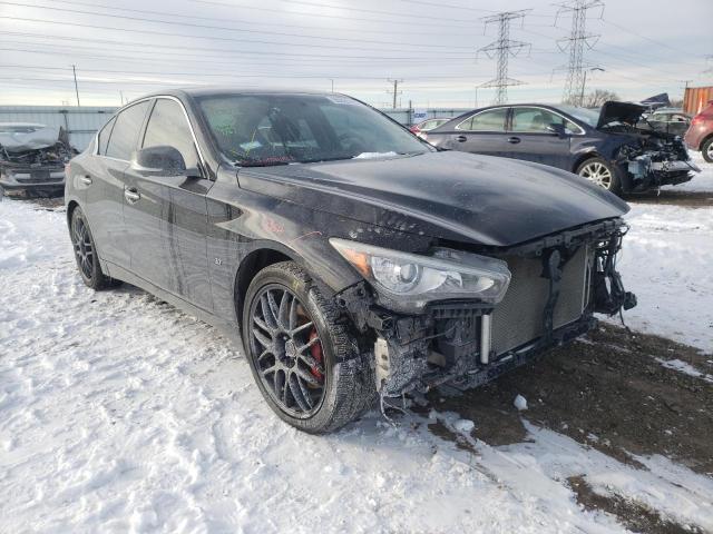 INFINITI Q50 BASE 2014 with VIN JN1BV7AR7EM693815 - Photo from auction