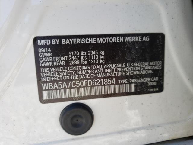 Photo 10 from auction – 2015 BMW 528 XI with VIN WBA5A7C50FD621854