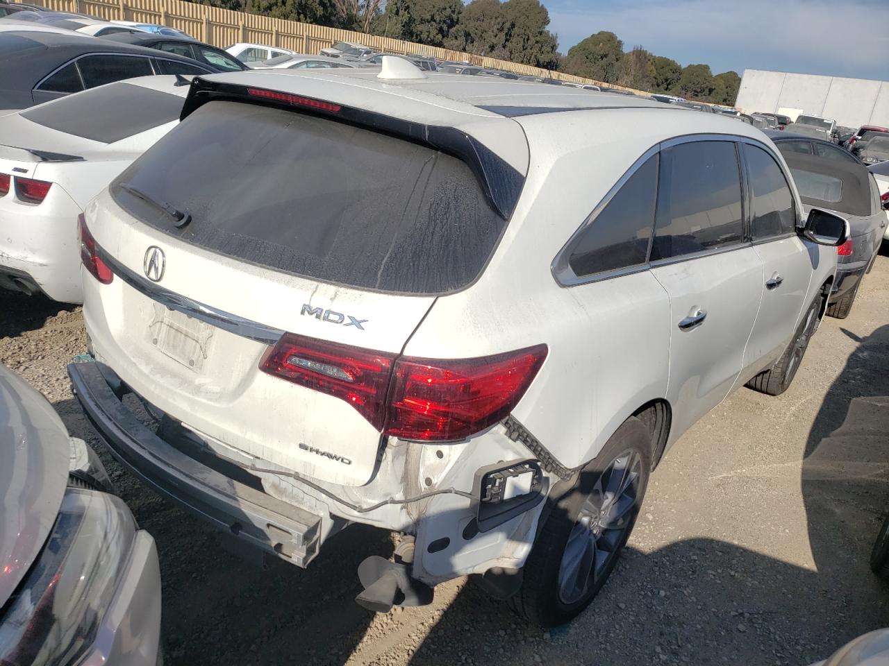 Photo 4 from auction – 2017 ACURA MDX TECHNO with VIN 5FRYD4H56HB029464