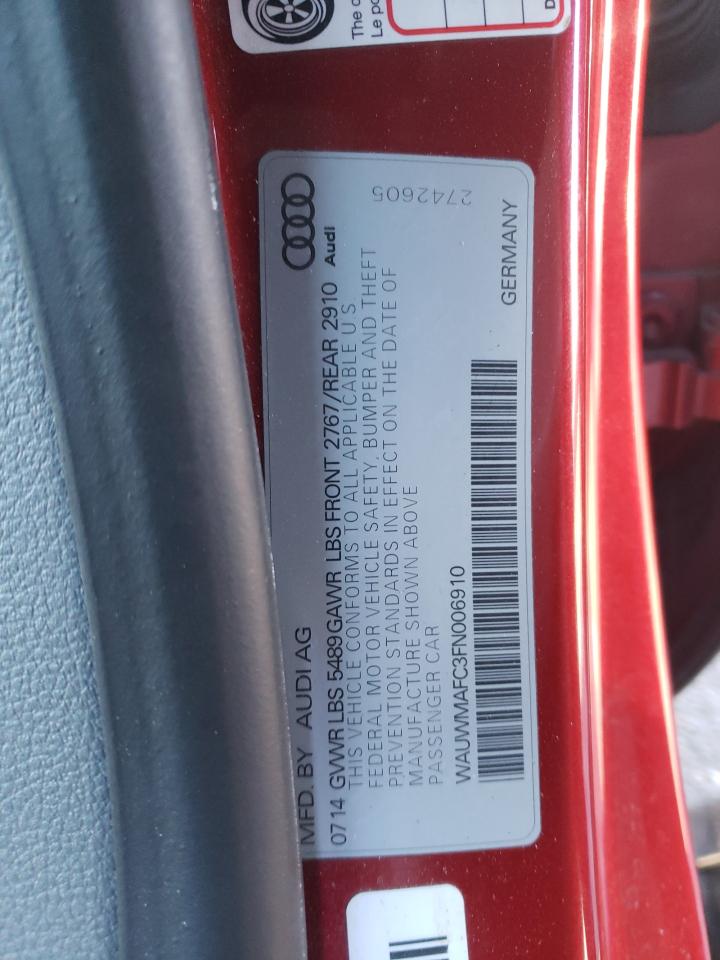 Photo 10 from auction – 2015 AUDI A7 PREMIUM with VIN WAUWMAFC3FN006910