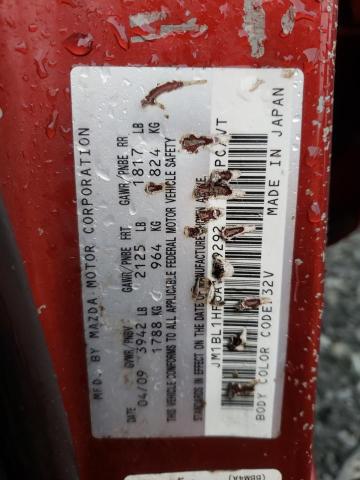 Photo 10 from auction – 2010 MAZDA 3 I with VIN JM1BL1HF0A1149292