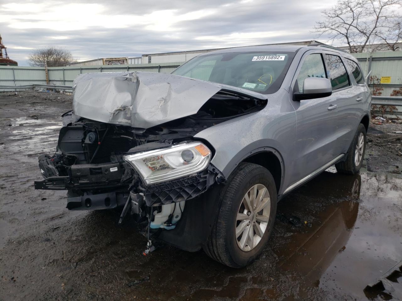Photo 2 from auction – 2019 DODGE DURANGO SX with VIN 1C4RDJAGXKC535867