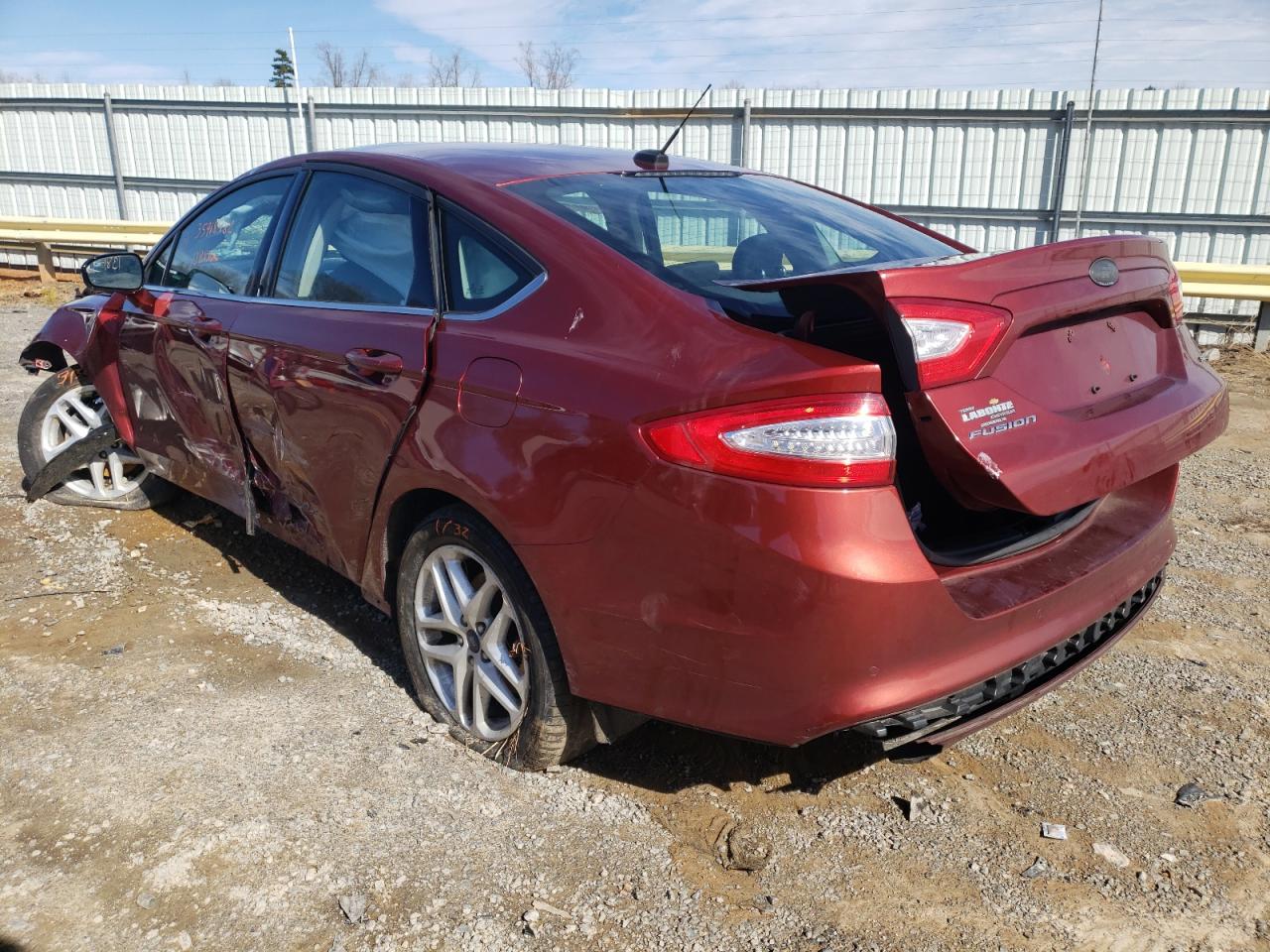 Photo 3 from auction – 2014 FORD FUSION SE with VIN 3FA6P0H73ER297415