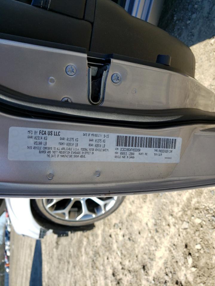 Photo 10 from auction – 2015 CHRYSLER 300 S with VIN 2C3CCABGXFH932090