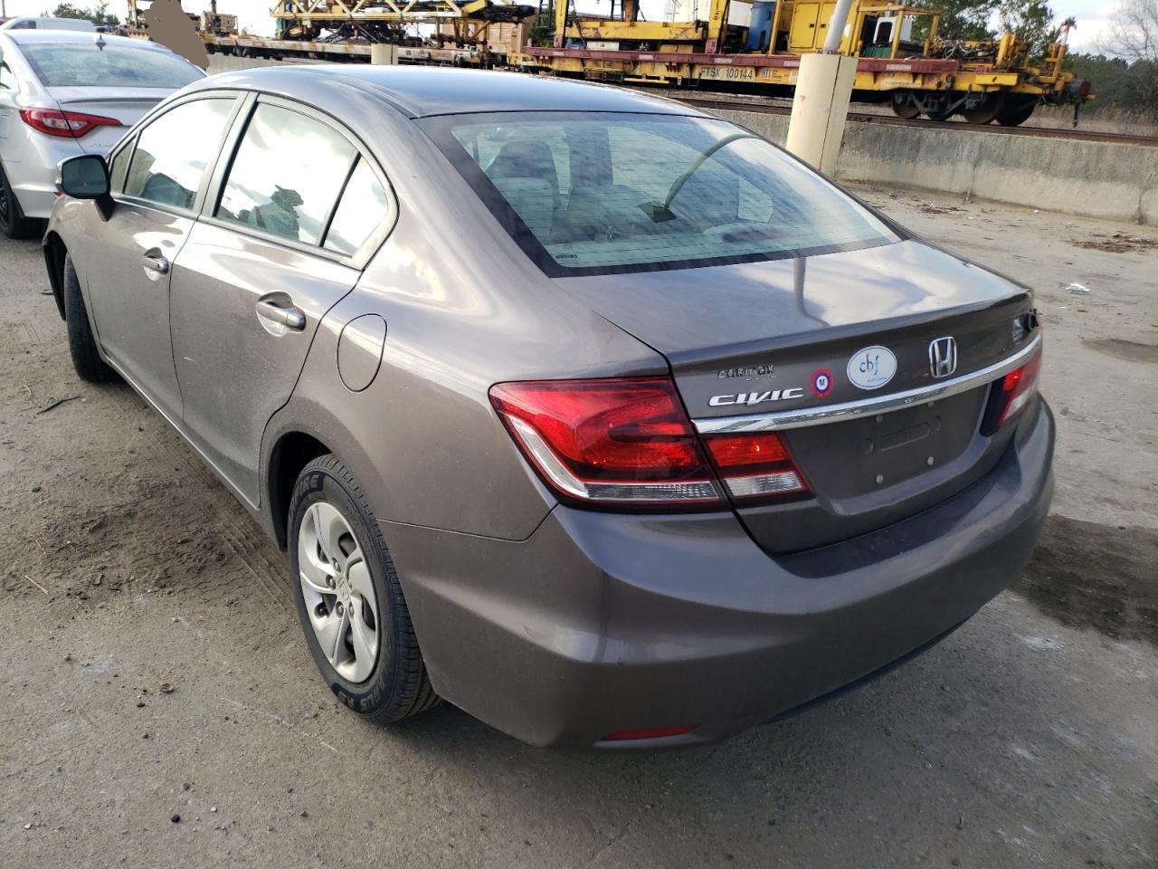 Photo 3 from auction – 2013 HONDA CIVIC LX with VIN 2HGFB2F50DH536565