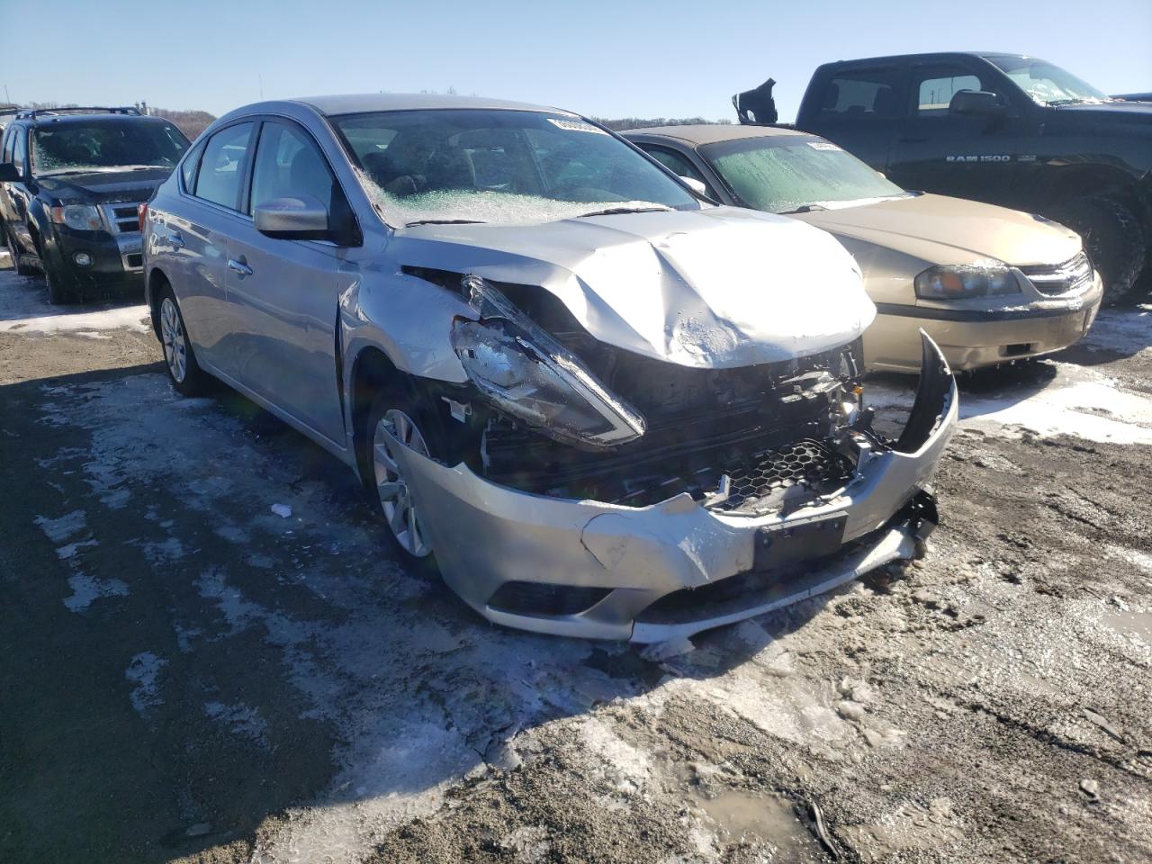 NISSAN SENTRA S 2016 with VIN 3N1AB7AP4GY237273 - Photo from auction