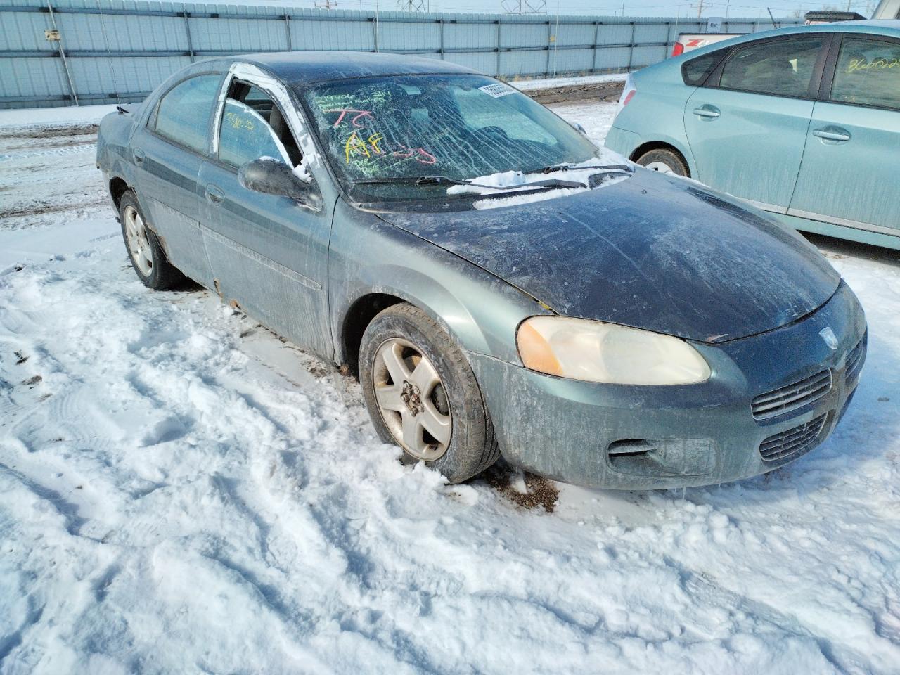 DODGE STRATUS SE 2002 with VIN 1B3EL46X22N271934 - Photo from auction