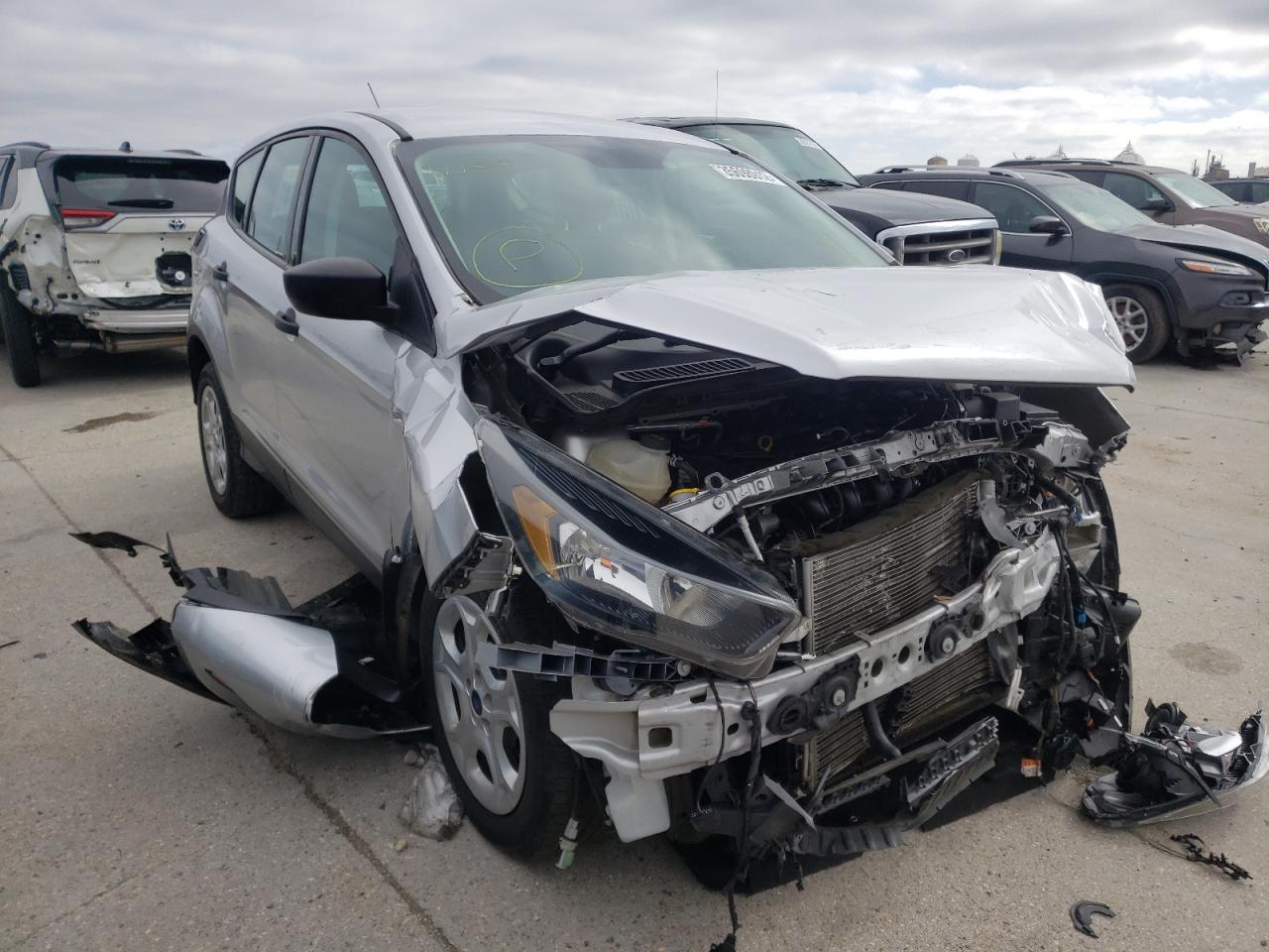 FORD ESCAPE S 2018 with VIN 1FMCU0F77JUA02002 - Photo from auction